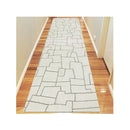 Orlando Cream Hallway Runner Non Shedding Rug