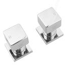 Ottimo Cubic Chrome Shower/Bath Taps