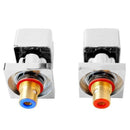 Ottimo Cubic Chrome Shower/Bath Taps