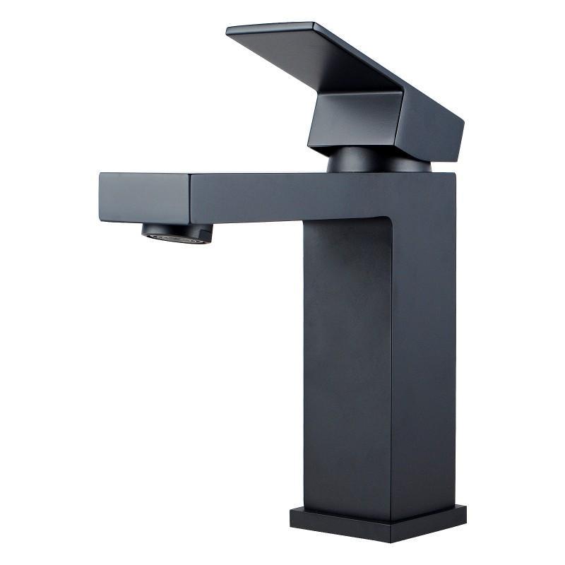 Ottimo Nero Square Matte Black Bathroom/Basin Mixer