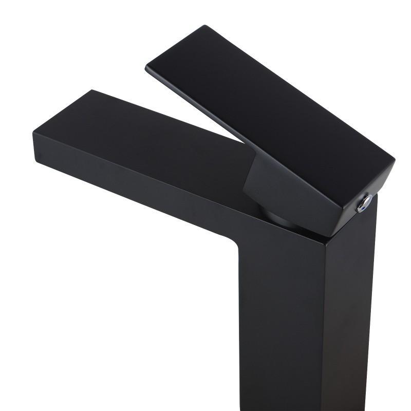 Ottimo Nero Square Matte Black Bathroom/Basin Mixer