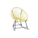 Outdoor Acapulco Chair Poly Rattan Beige