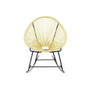 Outdoor Acapulco Chair Poly Rattan Beige