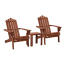 Outdoor Beach Chairs Sun Lounge Wooden Adirondack Patio Chair