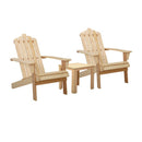 Outdoor Beach Chairs Sun Lounge Wooden Adirondack Patio Chair