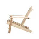 Outdoor Beach Chairs Sun Lounge Wooden Adirondack Patio Chair
