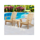 Outdoor Beach Chairs Sun Lounge Wooden Adirondack Patio Chair