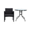 Outdoor Bistro Furniture Dining Chair Cushion Tea Coffee Bar Set