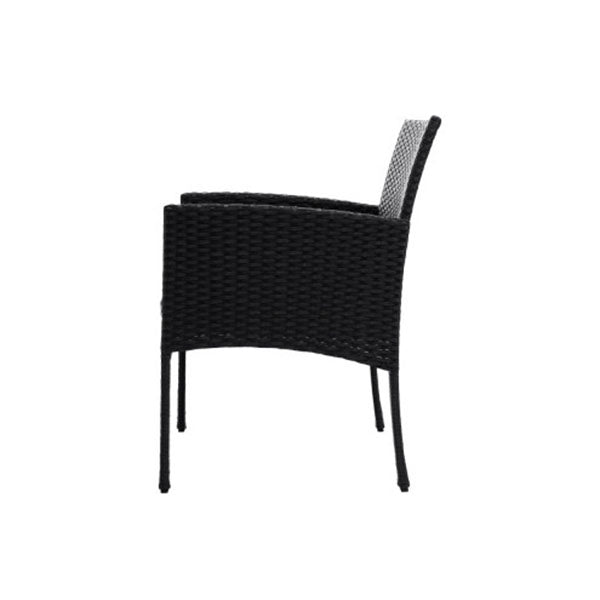 Outdoor Bistro Furniture Dining Chair Cushion Tea Coffee Bar Set