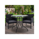 Outdoor Bistro Furniture Dining Chair Cushion Tea Coffee Bar Set