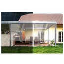 Outdoor Blind Roll Down Awning Canopy Shade Retractable Window