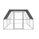 Outdoor Chicken Cage 3 X 6 X 2 M Galvanised Steel