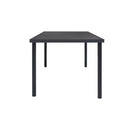 Outdoor Dining Table 150 X 90 X 74 Cm Steel Anthracite