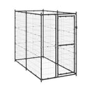 Outdoor Dog Kennel Steel 110 X 220 X 180 Cm