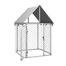 Outdoor Dog Kennel With Roof 100 X 100 X 150 Cm