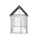 Outdoor Dog Kennel With Roof 200 X 100 X 150 Cm
