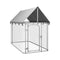 Outdoor Dog Kennel With Roof 200 X 100 X 150 Cm