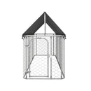 Outdoor Dog Kennel With Roof 400 X 100 X 150 Cm