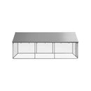 Outdoor Dog Kennel With Roof 400 X 200 X 150 Cm