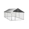 Outdoor Dog Kennel With Roof 400 X 200 X 150 Cm
