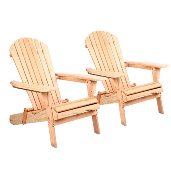 Outdoor Furniture Beach Chairs Lounge Wooden Adirondack Garden Patio