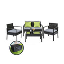 Outdoor Furniture Lounge Garden Patio Wicker Cover Table Chairs