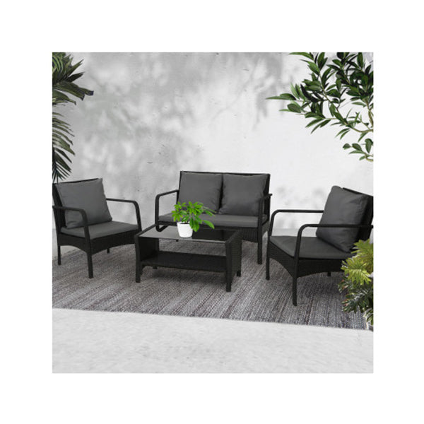 Outdoor Furniture Lounge Table Chairs Garden Patio Sofa Set