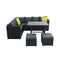 Outdoor Furniture Patio Set Dining Table Chair Lounge Wicker Garden