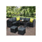 Outdoor Furniture Patio Set Dining Table Chair Lounge Wicker Garden