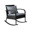 Outdoor Furniture Rocking Chair Wicker Garden Patio Lounge