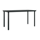 Outdoor Garden Dining Set Black