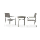 Outdoor Garden Dining Set Poly Rattan Grey