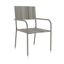 Outdoor Garden Dining Set Poly Rattan Grey
