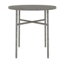 Outdoor Garden Dining Set Poly Rattan Grey