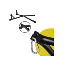 Outdoor Grey Hammock Chair With Steel Stand Hanging Hammock