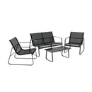 Outdoor Lounge Setting Garden Patio Furniture Textilene Sofa Table