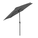 Outdoor Parasol With Metal Pole 300 Cm Anthracite
