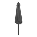 Outdoor Parasol With Metal Pole 300 Cm Anthracite