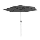 Outdoor Parasol With Metal Pole 300 Cm Anthracite