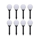 Outdoor Pathway Lamps 8 Pcs Led 15 Cm With Ground Spike
