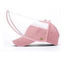 2X Outdoor Protection Hat Anti Fog Pollution Kids Pink Red