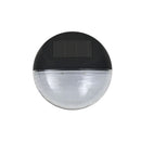 Outdoor Solar Wall Lamps Led 24 Pcs Round Black