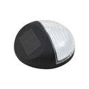 Outdoor Solar Wall Lamps Led 24 Pcs Round Black