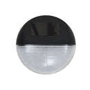Outdoor Solar Wall Lamps Led 24 Pcs Round Black