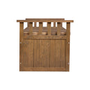 Outdoor Storage Box Wooden Garden Bench 128 Cm Chest Tool Toy Sheds Xl