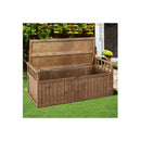 Outdoor Storage Box Wooden Garden Bench 128 Cm Chest Tool Toy Sheds Xl