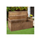 Outdoor Storage Box Wooden Garden Bench 128 Cm Chest Tool Toy Sheds Xl