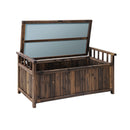 Outdoor Storage Box Wooden Garden Bench Chest Toy Tool Sheds Furniture
