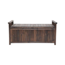 Outdoor Storage Box Wooden Garden Bench Chest Toy Tool Sheds Furniture
