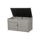 Outdoor Storage Cabinet Box Deck Wicker Shelf Chest Garden Shed Tools
